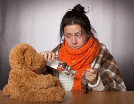 Psychosomatická příčina chřipky, rýmy, angíny a kašle
